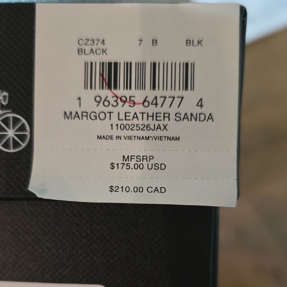 NWT Coach MARGOT Black Leather Buckle Mules 7M - Picture 5 of 5